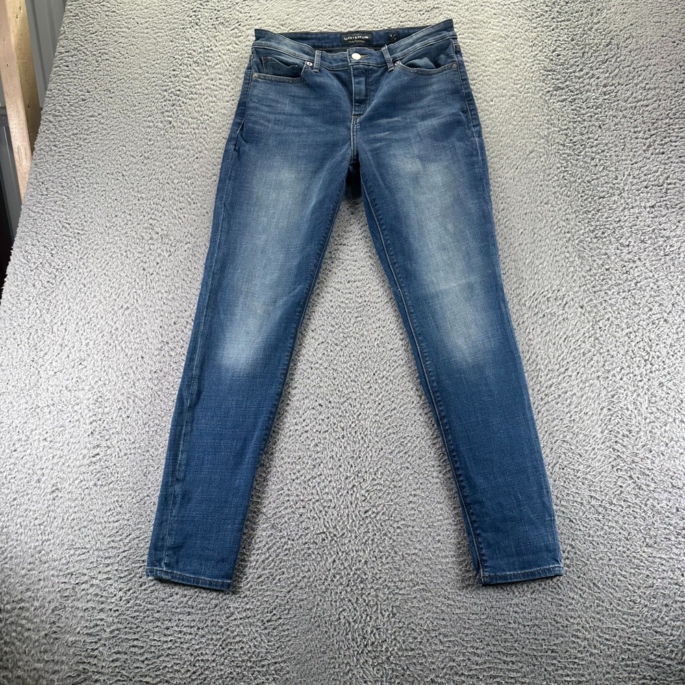 Lucky Brand Ava Jeans Women's 6 Blue Cotton Denim Skinny Workwear‎ Faded Stretch